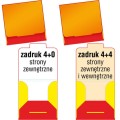 Opakowania PROPACK, zadruk stron zewnętrznych, wewnętrznych