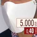 maseczki kartonowe białe lub z nadrukiem - ATRAKCYJNA CENA