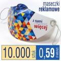 maseczki kartonowe z nadrukiem - 10.000 szt