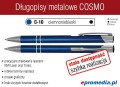 Długopisy metalowe COSMO z grawerem - kolor C-10 ciemnoniebieski