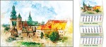 Kalendarze trójdzielne - wzór KTE-033