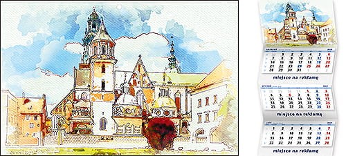 Kalendarze trójdzielne - KTE-041