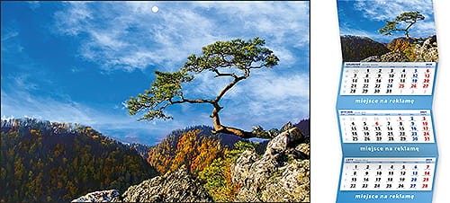 Kalendarze trójdzielne - KTE-059