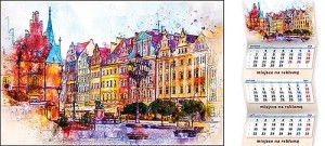 Kalendarze trójdzielne - wzór KTE-061