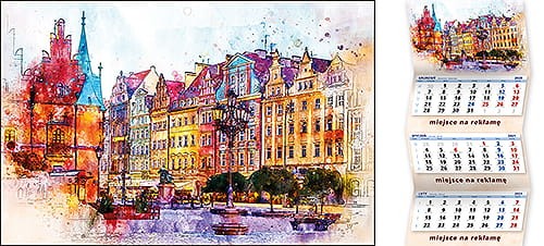 Kalendarze trójdzielne - KTE-061