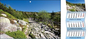 Kalendarze trójdzielne - wzór KTE-082