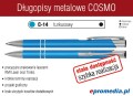 Długopisy metalowe COSMO z grawerem - kolor C-14 turkusowy