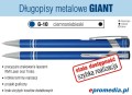 Długopisy metalowe GIANT z grawerem - kolor G-10 ciemnoniebieski