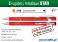 Długopisy metalowe STAR z grawerem laserowym - kolor S-05 pomarańczowy