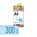 Ulotki składane A4 do DL w atrakcyjnej niskiej cenie