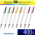 Długopisy TEK z nadrukiem pełnkolorowym - 400 szt.