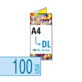 Ulotki składane A4 do DL w atrakcyjnej niskiej cenie