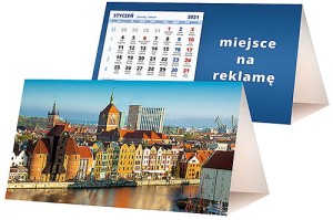 Kalendarze biurkowe - PIRAMIDKA standard - wzór KP2-001