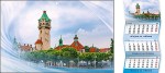 Kalendarze trójdzielne - wzór KTE-117