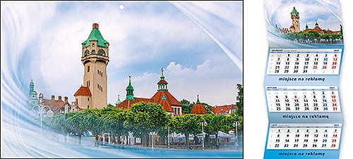 Kalendarze trójdzielne - KTE-117