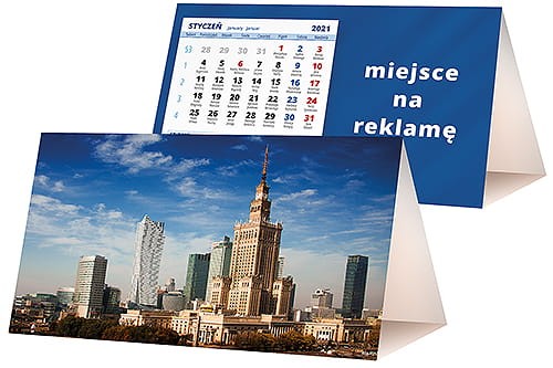 kalendarze biurkowe - piramidki - wzór KP2-002