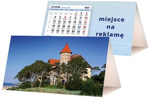 Kalendarze biurkowe - PIRAMIDKA standard - wzór KP2-003