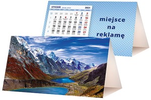 Kalendarze biurkowe - PIRAMIDKA standard - wzór KP2-004