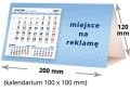 kalendarze biurkowe - piramidki - wzór KP2-004