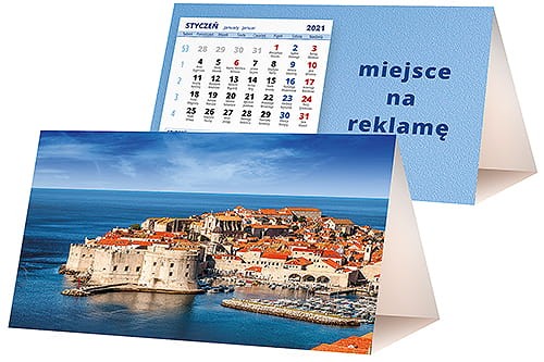 kalendarze biurkowe - piramidki - wzór KP2-005