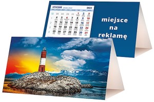 Kalendarze biurkowe - PIRAMIDKA standard - wzór KP2-006