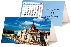 Kalendarze biurkowe - PIRAMIDKA standard - wzór KP2-007