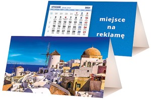 Kalendarze biurkowe - PIRAMIDKA standard - wzór KP2-008