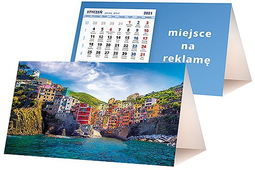 kalendarze biurkowe - piramidki - wzór KP2-009