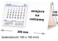 kalendarze biurkowe - piramidki - wzór KP2-010