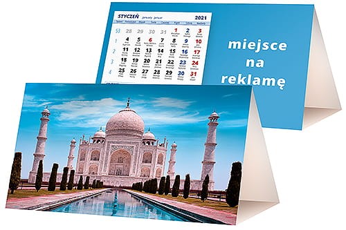 kalendarze biurkowe - piramidki - wzór KP2-012