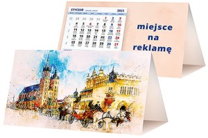Kalendarze biurkowe - PIRAMIDKA standard - wzór KP2-016
