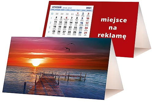 kalendarze biurkowe - piramidki - wzór KP2-017