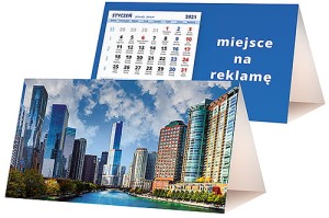 Kalendarze biurkowe - PIRAMIDKA standard - wzór KP2-021