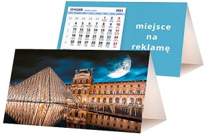 Kalendarze biurkowe - PIRAMIDKA standard - wzór KP2-023