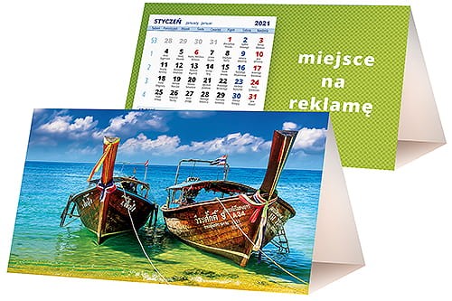 kalendarze biurkowe - piramidki - wzór KP2-025