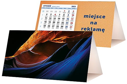 kalendarze biurkowe - piramidki - wzór KP2-027