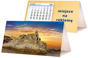 Kalendarze biurkowe - PIRAMIDKA standard - wzór KP2-029