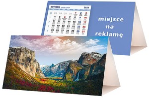 Kalendarze biurkowe - PIRAMIDKA standard - wzór KP2-038