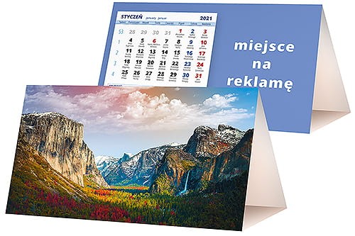 kalendarze biurkowe - piramidki - wzór KP2-038