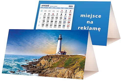 kalendarze biurkowe - piramidki - wzór KP2-039