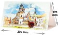 kalendarze biurkowe - piramidki - wzór KP2-041