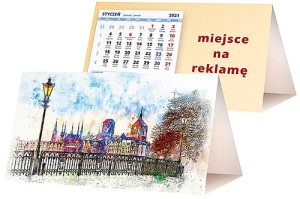 Kalendarze biurkowe - PIRAMIDKA standard - wzór KP2-044