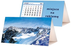 Kalendarze biurkowe - PIRAMIDKA standard - wzór KP2-046