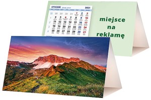 Kalendarze biurkowe - PIRAMIDKA standard - wzór KP2-047