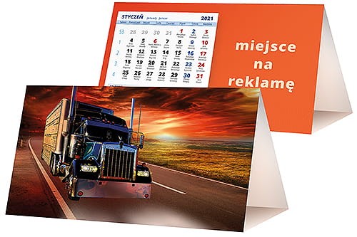 kalendarze biurkowe - piramidki - wzór KP2-048