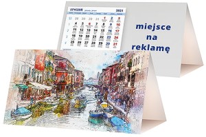 Kalendarze biurkowe - PIRAMIDKA standard - wzór KP2-050