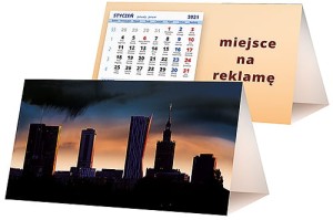 Kalendarze biurkowe - PIRAMIDKA standard - wzór KP2-055