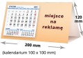 kalendarze biurkowe - piramidki - wzór KP2-055