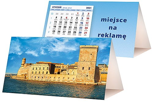kalendarze biurkowe - piramidki - wzór KP2-057