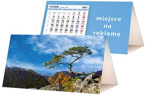 Kalendarze biurkowe - PIRAMIDKA standard - wzór KP2-059